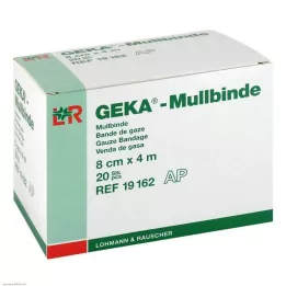 MULLBINDEN GEKA 8 cmx4 m, 20 pz