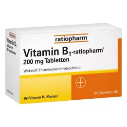 VITAMIN B1-RATIOPHARM Compresse da 200 mg, 100 pz