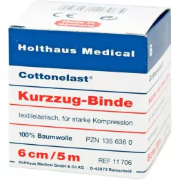 KURZZUGBINDE Cottonelast 6 cmx5 m, 10 pz