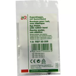 Eye flap nero rigido, 1 pz