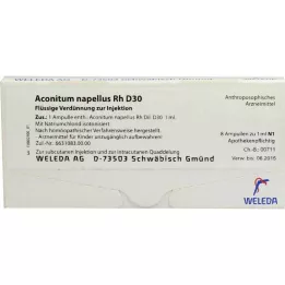 ACONITUM NAPELLUS Rh D 30 fiale, 8X1ml