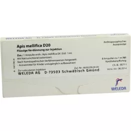 APIS MELLIFICA D 20 ampoule, 8 pz