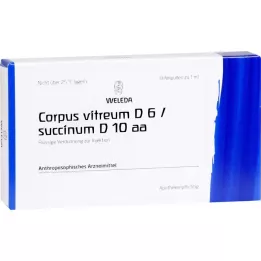 Corpus Vitreum D 6 / Succinum D10 AA Ampoules, 8x1 ml
