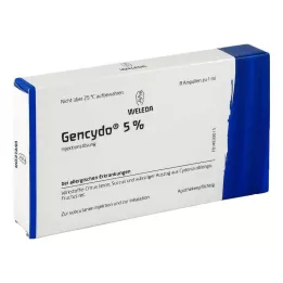 GENCYDO Soluzione iniettabile al 5%, 8 pz
