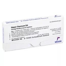 HEPAR STANNUM D 4 fiale, 8 pz