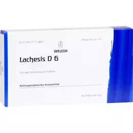 LACHESIS D 6 ampoule, 8x1 ml