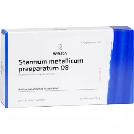 STANNUM METALLICUM PraeParatum D 8 ampoule, 8x1 ml