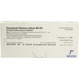 TARAXACUM STANNO cultum RH D 2 ampoule, 8x1 ml