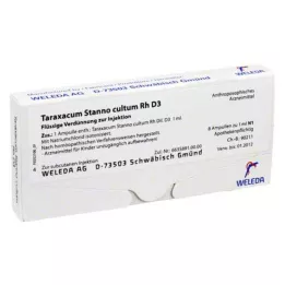 TARAXACUM STANNO cultum RH D 3 fiale, 8X1 ml
