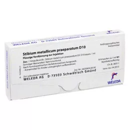 STIBIUM METALLICUM PRAEPARATUM D 10 ampoule, 8x1 ml