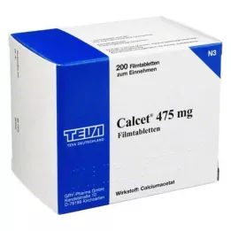 CALCET Compresse rivestite con film da 475 mg, 200 pz