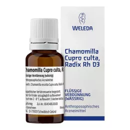 CHAMOMILLA CUPRO culta radix rh d 3 diluizione, 20 ml