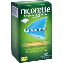 NICORETTE 4 mg di Freshfruit Kaugummi, 105 pz