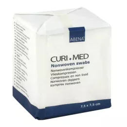 VLIESKOMPRESSEN non sterile 7,5x7,5 cm 4 strati, 100 pz
