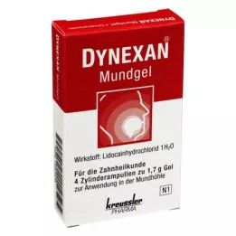 DYNEXAN Fiale cilindriche di gel orale, 4X1,7 g