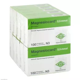 MAGNESIOCARD Compresse rivestite con film da 2,5 mmol, 10X100 pz