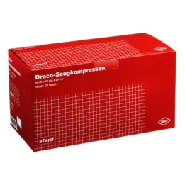 Compresse aspiranti sterili 10x20c, 25 pz