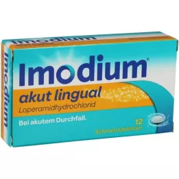 IMODIUM compresse Lingual Smelterated acute, 12 pz