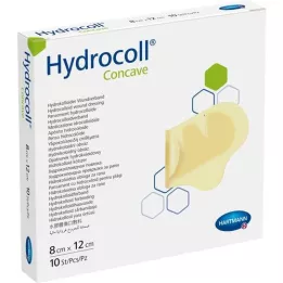 HYDROCOLL Associazione ferita concava 8x12 cm, 10 pz
