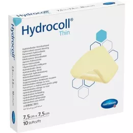 HYDROCOLL Associazione ferita sottile 7.5x7,5 cm, 10 pz