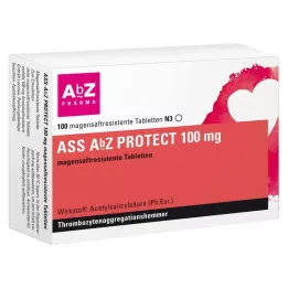 ASS AbZ PROTECT 100 mg compresse gastroresistenti, 100 pz