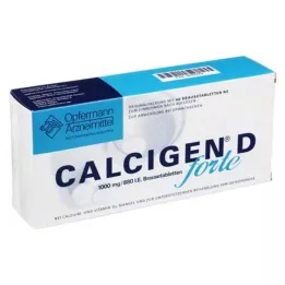 CALCIGEN D forte 1000 mg/880 I.E. compresse effervescenti, 40 pz