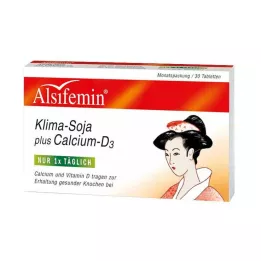 ALSIFEMIN Climate-Soja più Calcio D3 compresse, 30 pz