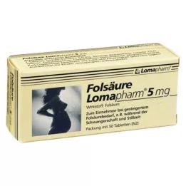 FOLSÄURE LOMAPHARM Compresse da 5 mg, 50 pz