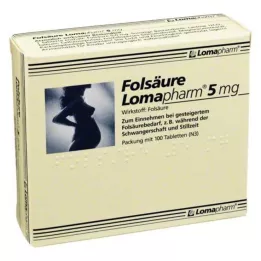 FOLSÄURE LOMAPHARM Compresse da 5 mg, 100 pz