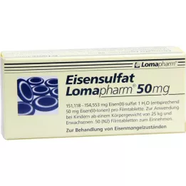 EISENSULFAT Lomapharm 50 mg compresse rivestite con film, 50 pz