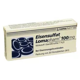 EISENSULFAT Lomapharm 100 mg compresse rivestite con film, 20 pz