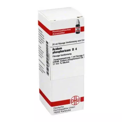 ACIDUM PHOSPHORICUM D 4 Diluizione, 20 ml