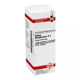 ACIDUM PHOSPHORICUM D 6 Diluizione, 20 ml
