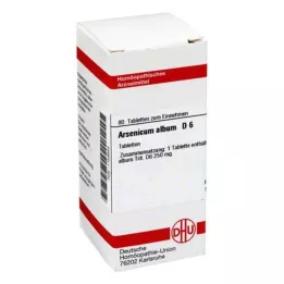 ARSENICUM ALBUM D 6 compresse, 80 pz