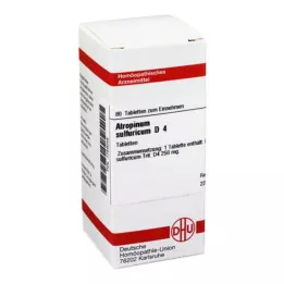ATROPINUM SULFURICUM D 4 compresse, 80 pz