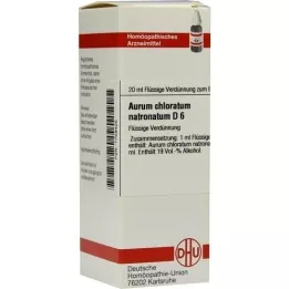AURUM CHLORATUM NATRONATUM D 6 diluizione, 20 ml