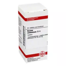 BARIUM CARBONICUM D 4 compresse, 80 pz