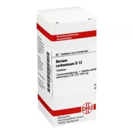 BARIUM CARBONICUM D 12 compresse, 80 pz