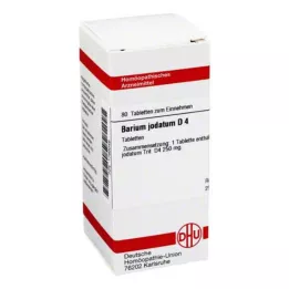 BARIUM JODATUM D 4 compresse, 80 pz