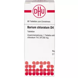 BARIUM CHLORATUM D 4 compresse, 80 pz
