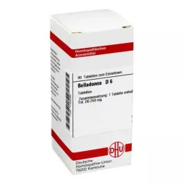 BELLADONNA D 6 compresse, 80 pz