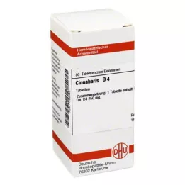 CINNABARIS D 4 compresse, 80 pz