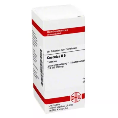 COCCULUS D 6 compresse, 80 pz COCCULUS D 6 compresse, 80 pz