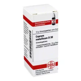 CUPRUM METALLICUM D 30 Globuli, 10 g