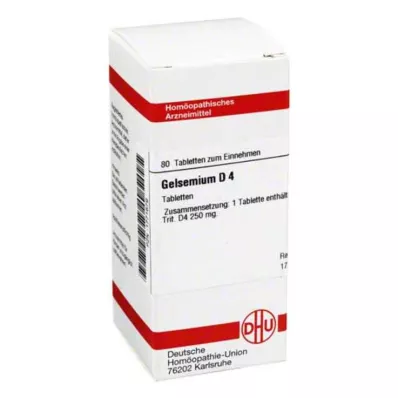 GELSEMIUM D 4 compresse, 80 pz GELSEMIUM D 4 compresse, 80 pz
