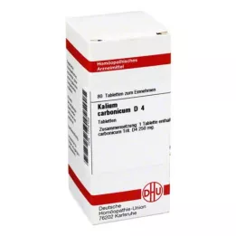 KALIUM CARBONICUM D 4 compresse, 80 pz