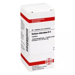 KALIUM CHLORATUM D 4 compresse, 80 pz