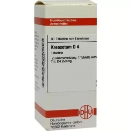 KREOSOTUM D 4 compresse, 80 pz