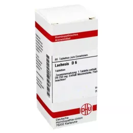 LACHESIS D 6 compresse, 80 pz