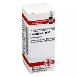 LYCOPODIUM D 30 Globuli, 10 g